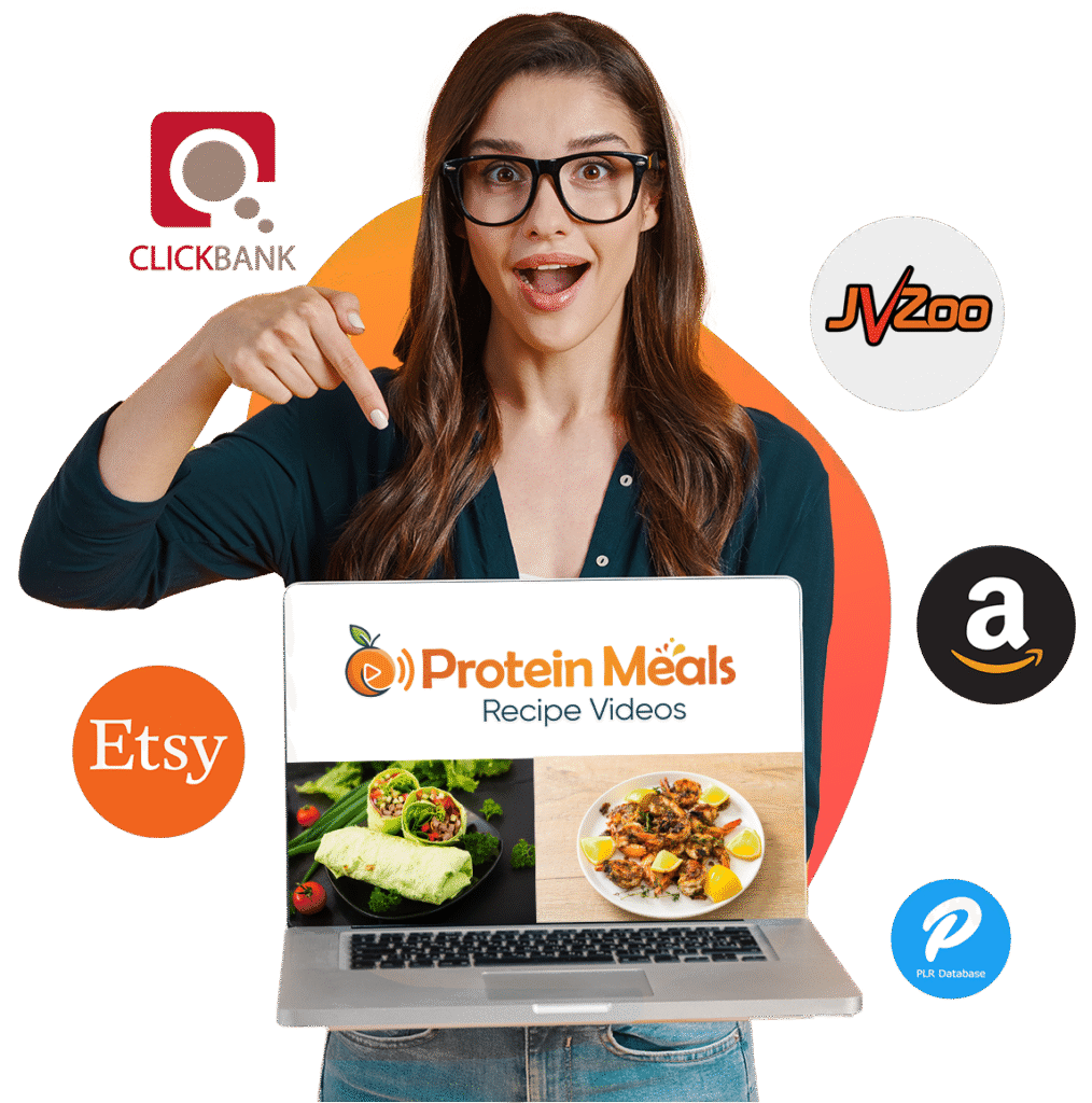 Protein Meals Recipe Videos with Unrestricted PLR