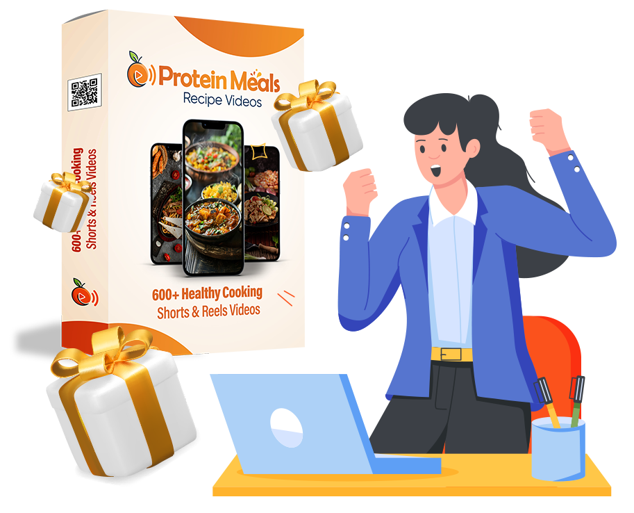 Protein Meals Recipe Videos with Unrestricted PLR